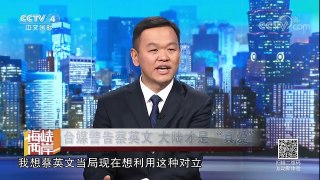 《海峡两岸》 20171213 台媒警告蔡英文，大陆才是“真爱”| CCTV中文国际
