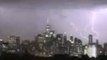 Dramatic Video Shows Lightning Strike Over Manhattan as Storm Brews