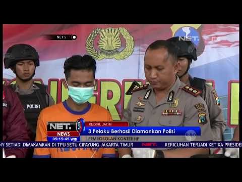 Konter Handphone Di Bobol, 3 Pelaku Berhasil Diamankan Polisi -NET5