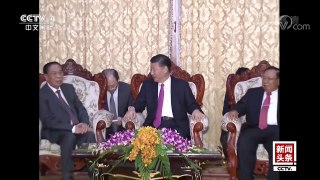 [中国新闻]习近平会见老挝人民革命党中央委员会前总书记、前国家主席朱马里 | CCTV-4