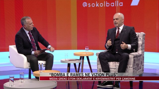 “Bomba e Ramës në Vizion Plus” - News, Lajme - Vizion Plus