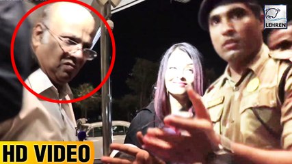 Aishwarya Rai's Staff Member's RUDE Behaviour With Police Security At Airport