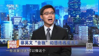 《海峡两岸》 20171011蔡英文“台独”幻想终将成泡影 | CCTV-4