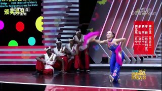 [2017汉语桥]舞蹈《小花戏》 表演：费玉思 多吉 费明 李爵 娜思佳 | CCTV-4