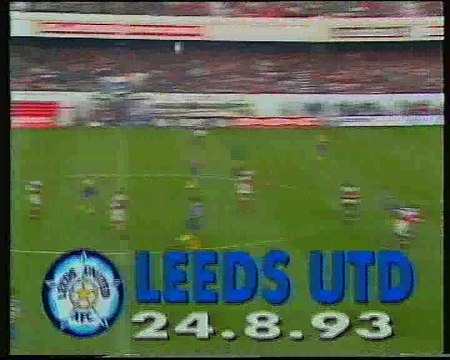 Arsenal - Leeds United 24-08-1993 Premier League