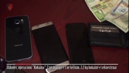 Arrestohen 7 persona dhe sekustrohen 2.2 kg kokaine