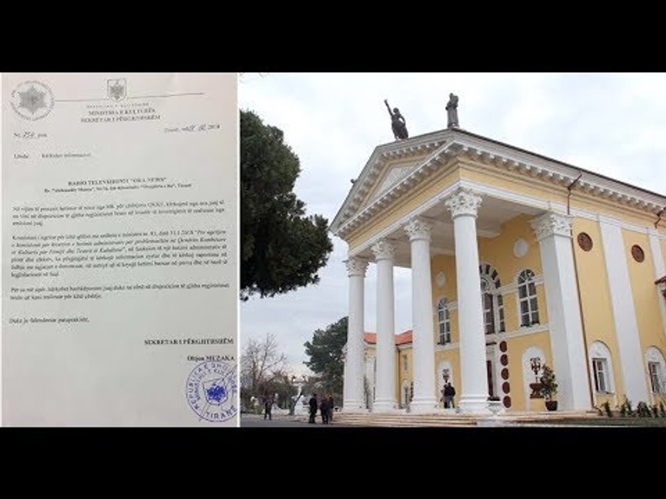 Ora News - Kur Ministria e Kulturës e di veten Prokurori