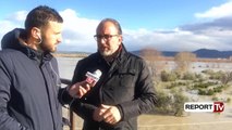 Report TV - Përmbytjet në Vlorë, flet për Report TV kryetari i bashkisë Dritan Leli