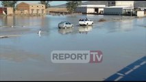 Report TV - Situata e përmbytjet në Fier,EC:130 shtëpi nën ujë në Fier, evakuohen 8 familje