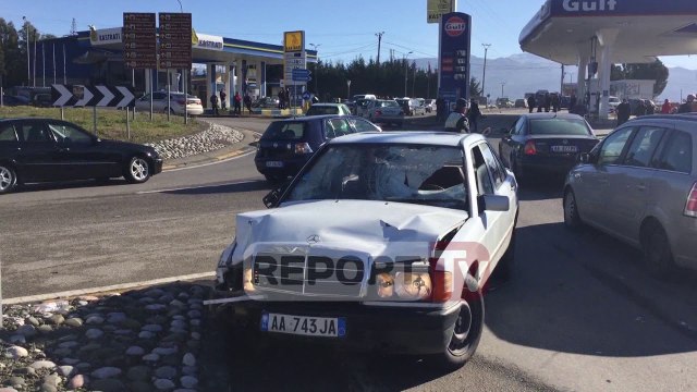 Report TV - Tjetër aksident në Elbasan, vdes kalimtarja, plagosen 2 të tjerë
