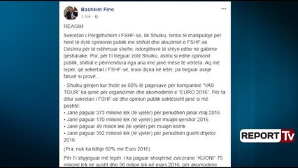 Buxheti, Fino sulmon Dukën: Ka shpenzuar për luks me paratë e klubeve të futbollit