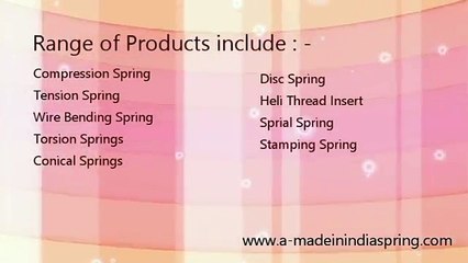Tension Springs Manufacturer, Spiral Spring