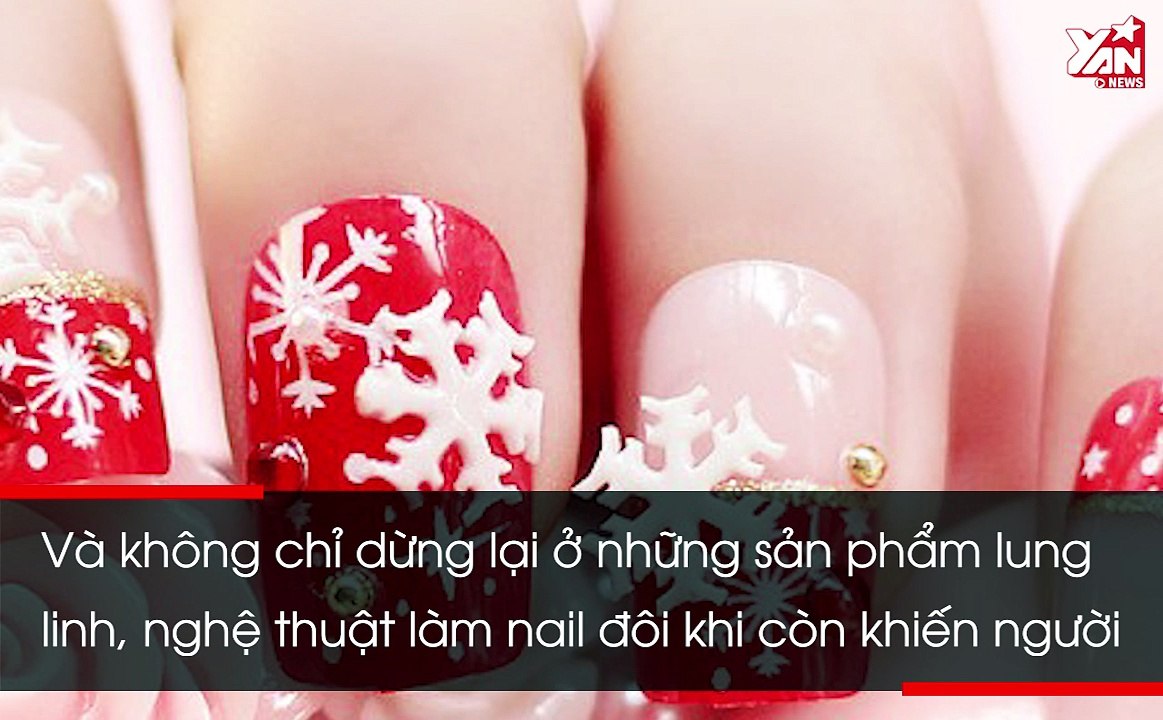 Khi nghệ thuật làm nail đạt đến "đỉnh cao": Đưa cả "bộ nhai" ra trang trí móng