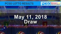 PCSO Lotto Results Today May 11, 2018 (6/58, 6/45, 4D, Swertres, STL & EZ2)