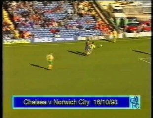 Chelsea - Norwich City 16-10-1993 Premier League