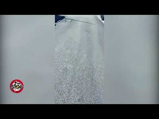 Stop - Korcë, rruga e shtruar si gjysma e gjelit...nuk mjaftuan fondet?!