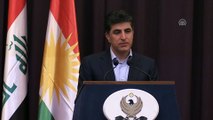 IKBY Başbakanı Neçirvan Barzani basın toplantısı (1) - ERBİL