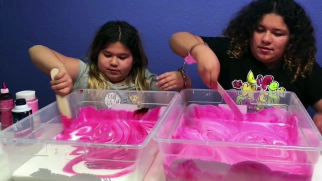 MAKING SLIME HANDCUFFED CHALLENGE! MAKING 2 GALLONS OF FLUFFY SLIME HANDCUFFED TOGETHER!