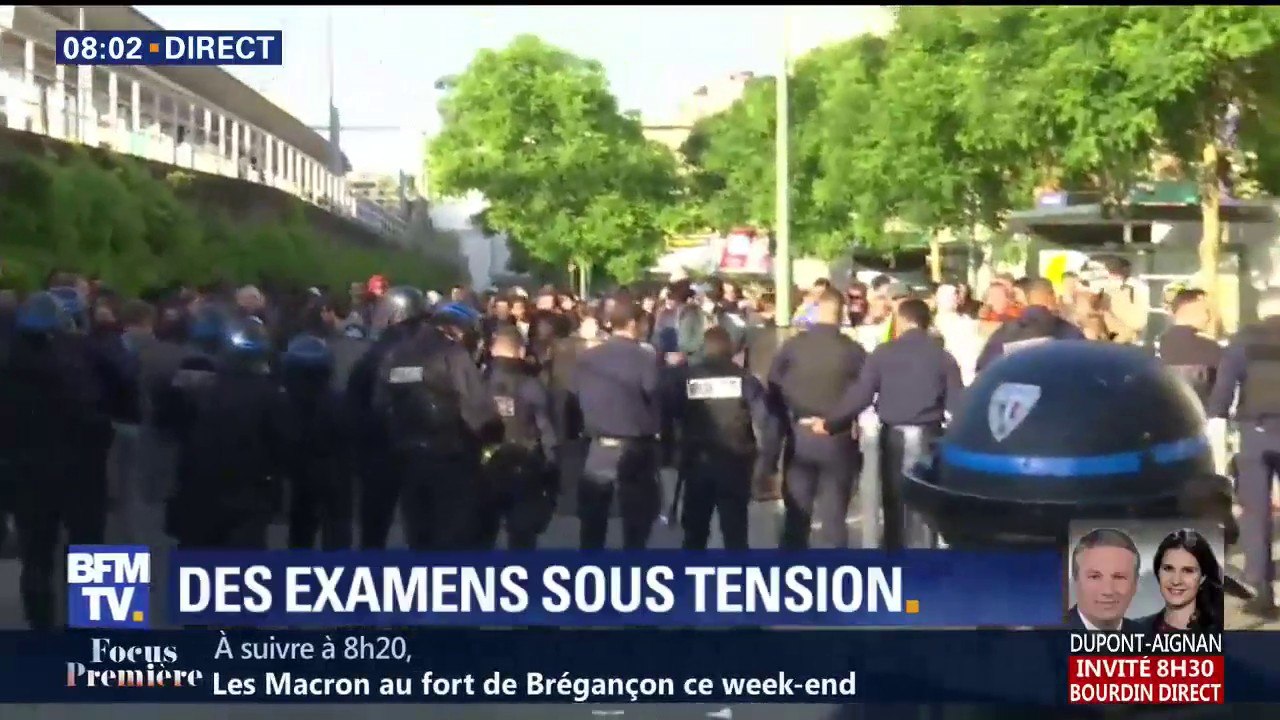 Tensions à Arcueil: des bloqueurs empêchent des étudiants d’aller passer leurs partiels