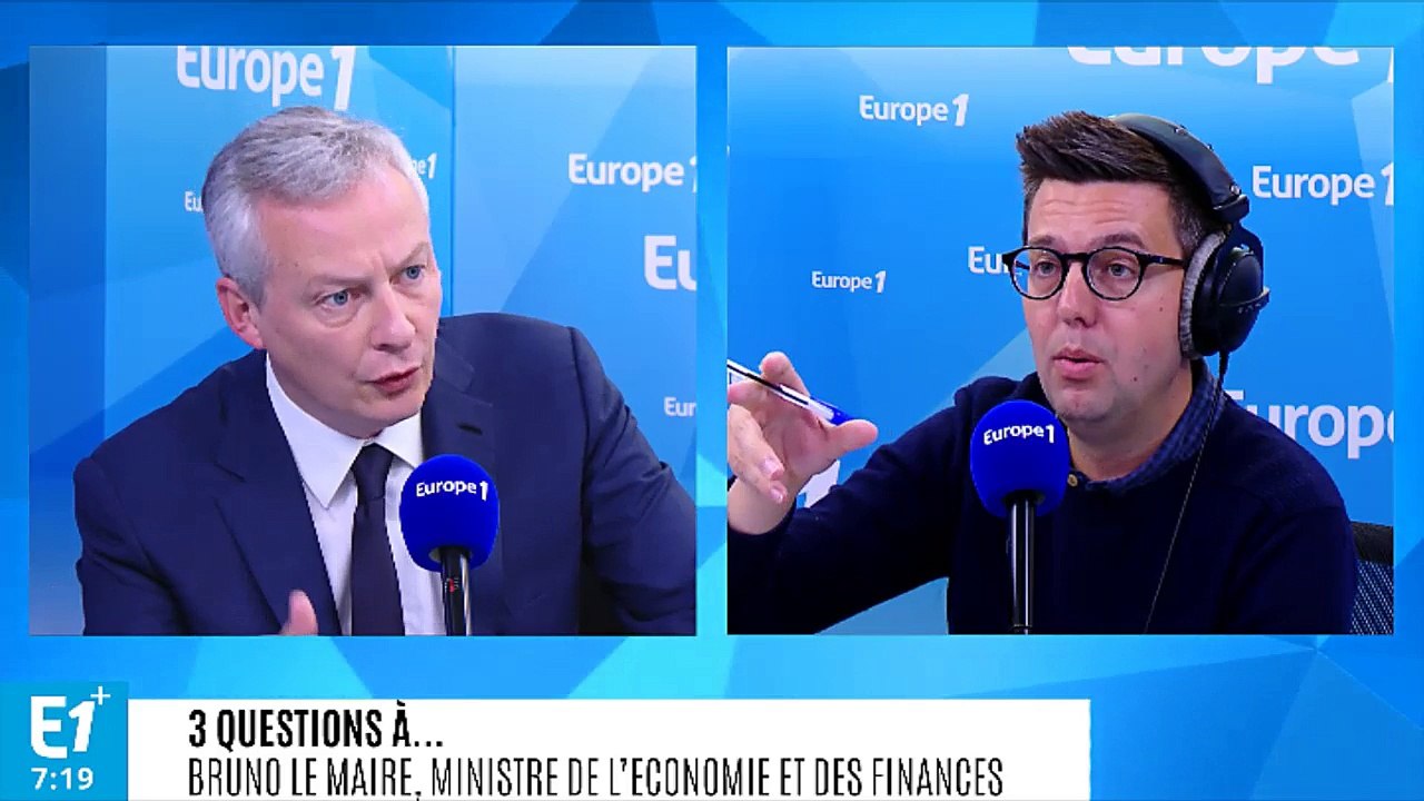 Bruno Le Maire : "Il est temps que l'Europe se dote des mêmes instruments que les Etats-Unis pour défendre ses intérêts économiques"