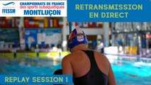 Championnats de France FFESSM 2018 - NAGE AVEC PALMES - SESSION 1