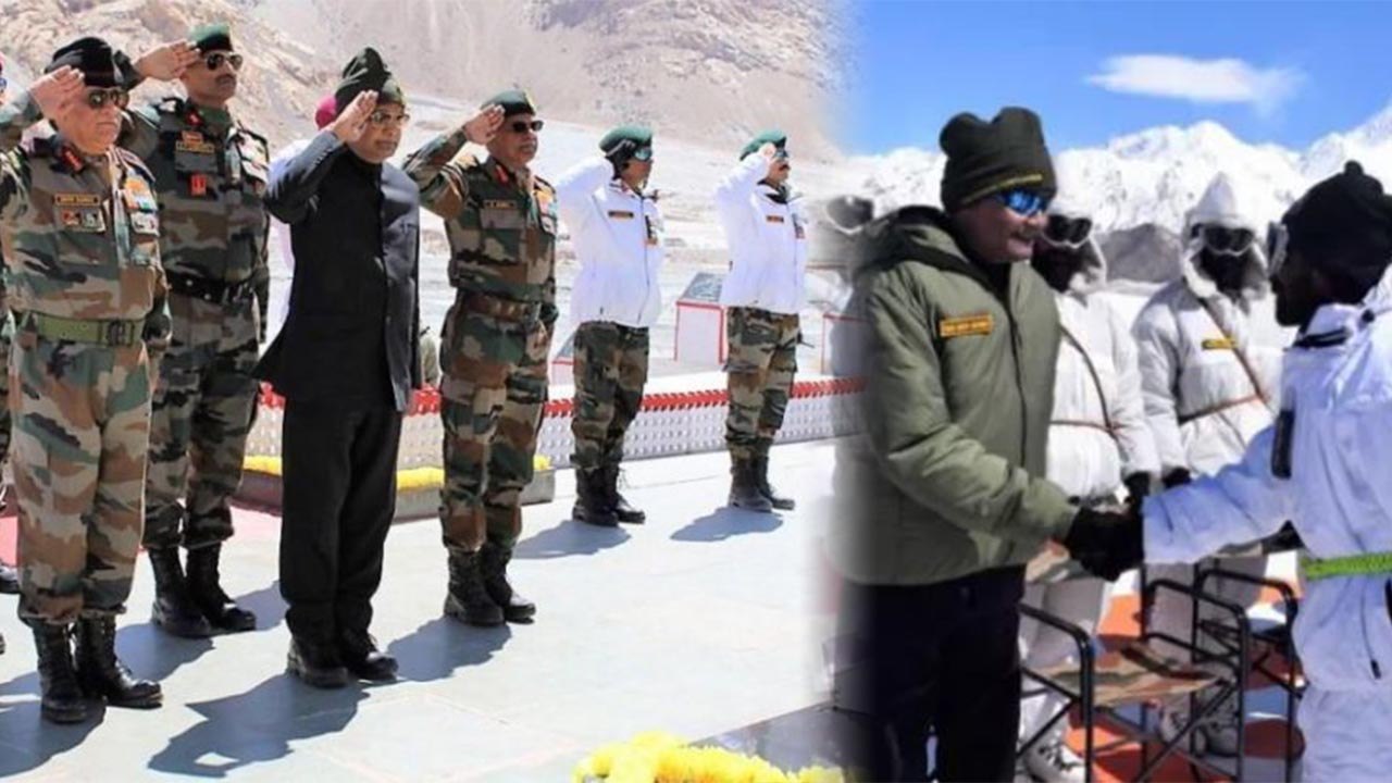 Ramnath Kovind पहुंचे Siachin Base Camp,Soldiers को Rashtrapati Bhawan आने का दिया न्योता। वनइंडिया