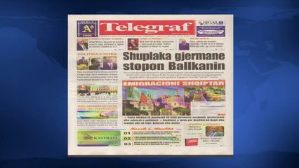 SHTYPI I DITES ME TITUJT KRYESORE TE FAQEVE TE PARA TE GAZETAVE SHQIPTARE E MERKURE 7 SHKURT 2018 LA