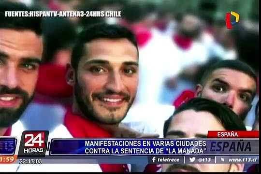 Manifestaciones en varias ciudades contra la sentencia de “La Manada”