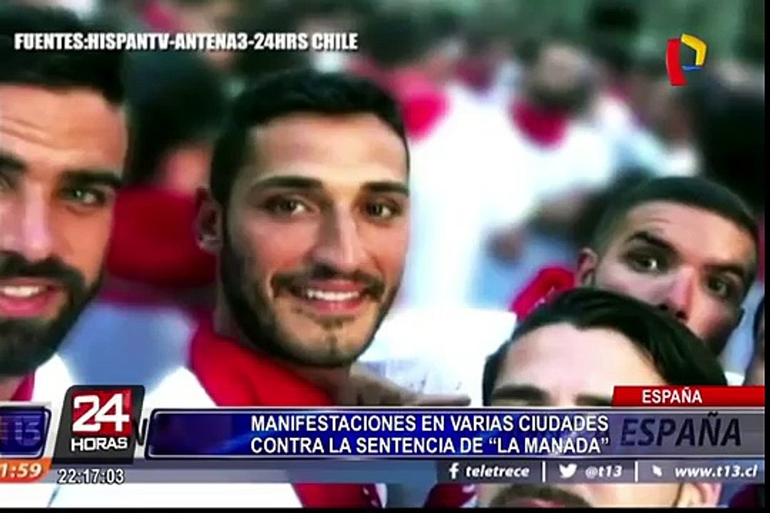 Manifestaciones en varias ciudades contra la sentencia de “La Manada”