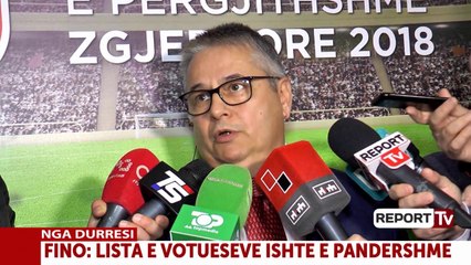 Zgjedhjet në FSHF, Fino: Jo i zhgënjyer! E prisja rezultatin e një procesi të parregullt