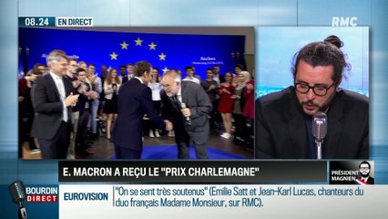 Président Magnien !: Emmanuel Macron a reçu le "prix Charlemagne" - 11/05