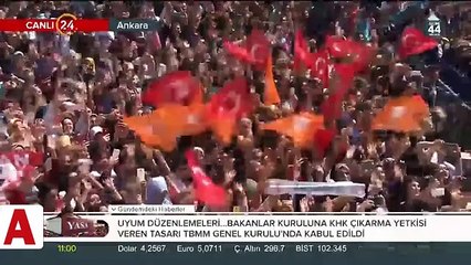 'Milletine aşık olan Recep Tayyip Erdoğan'
