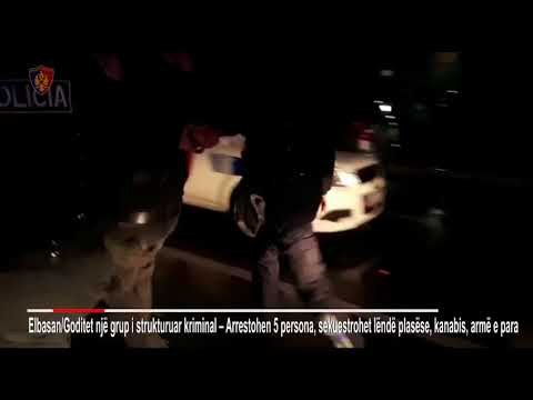 Goditet grupi kriminal 5, te arrestuar ne Elbasan