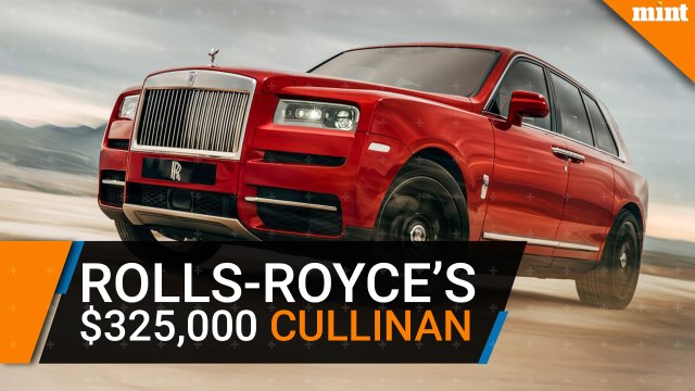 Rolls-Royce debuts its first SUV, the $325,000 Cullinan