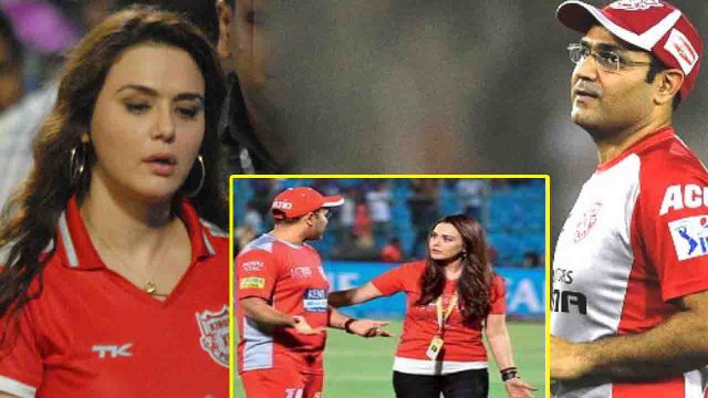 IPL 2018: Virender Sehwag Slams Preity Zinta for her bad Behavior | वनइंडिया हिंदी
