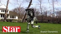 Boston Dynamics�in Atlas�ı ısınma koşusunda