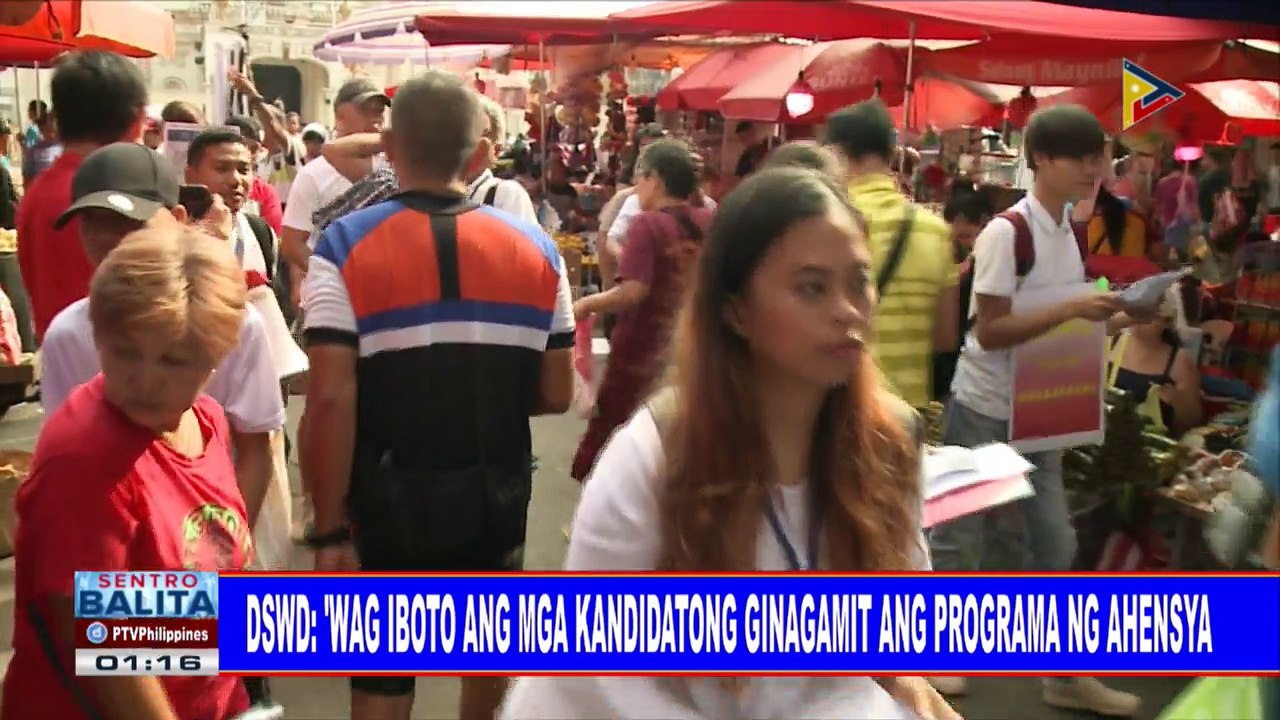#SentroBalita | DSWD: 'Wag iboto ang mga kandidatong ginagamit ang programa ng ahensya