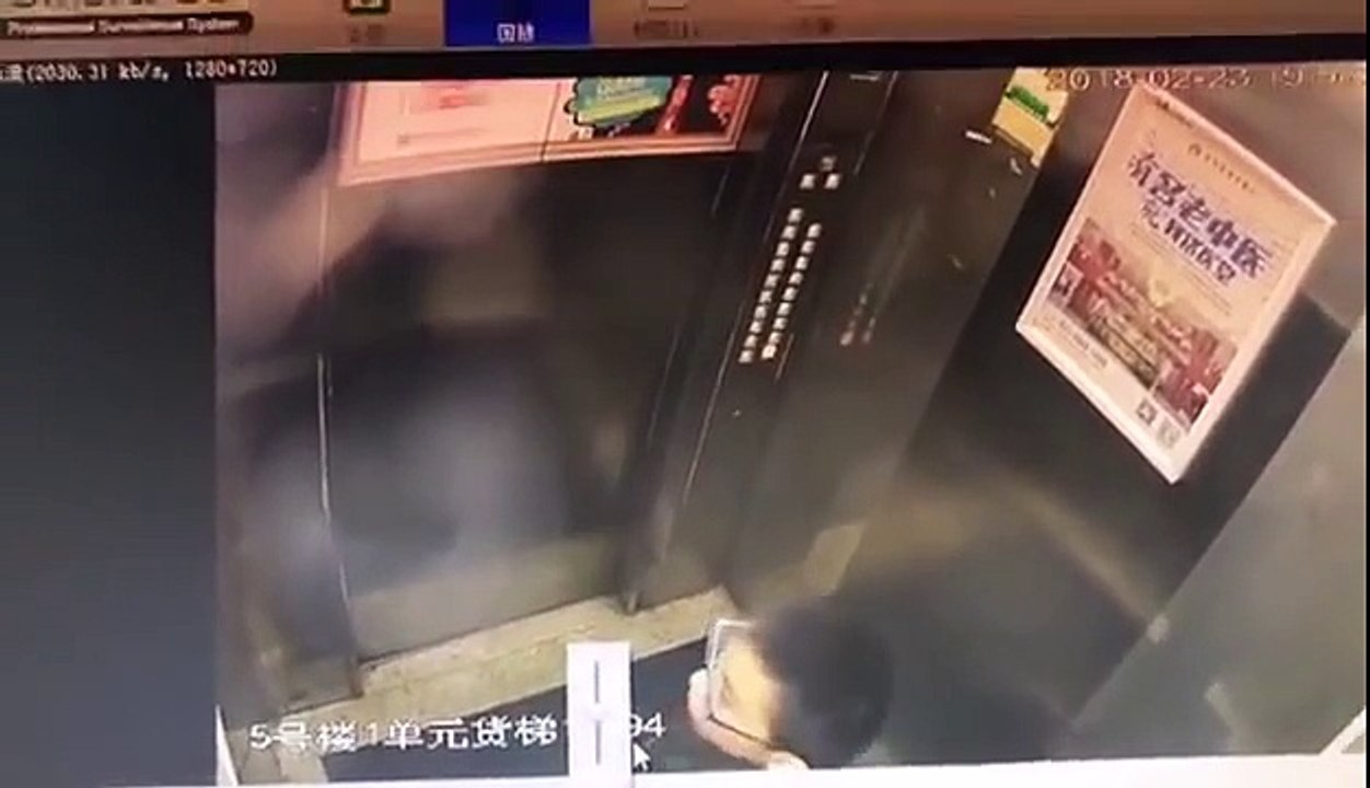 A boy remains trapped in the elevator