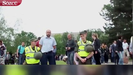 Canlı yayında neye uğradığını şaşırdı