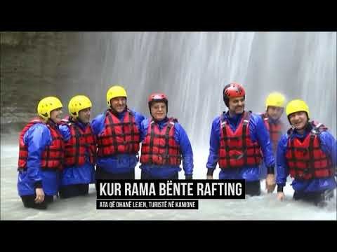 Kur Rama bënte rafting. Ata që dhanë lejen, turistë në kanione - Top Channel Albania - News - Lajme