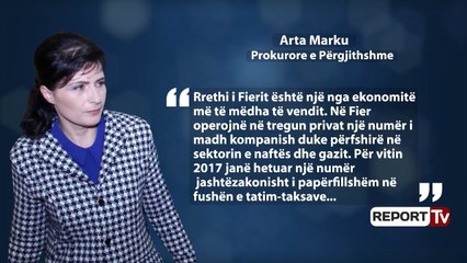 Report TV - Analiza vjetore në prokuroritë e rretheve, Arta Marku sot në Fier