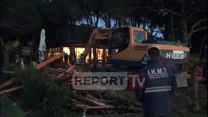 Report TV - Durrës, IKMT, nis prishja e disa objekteve