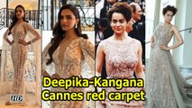 Deepika-Kangana TRANSPARENT dress for Cannes red carpet