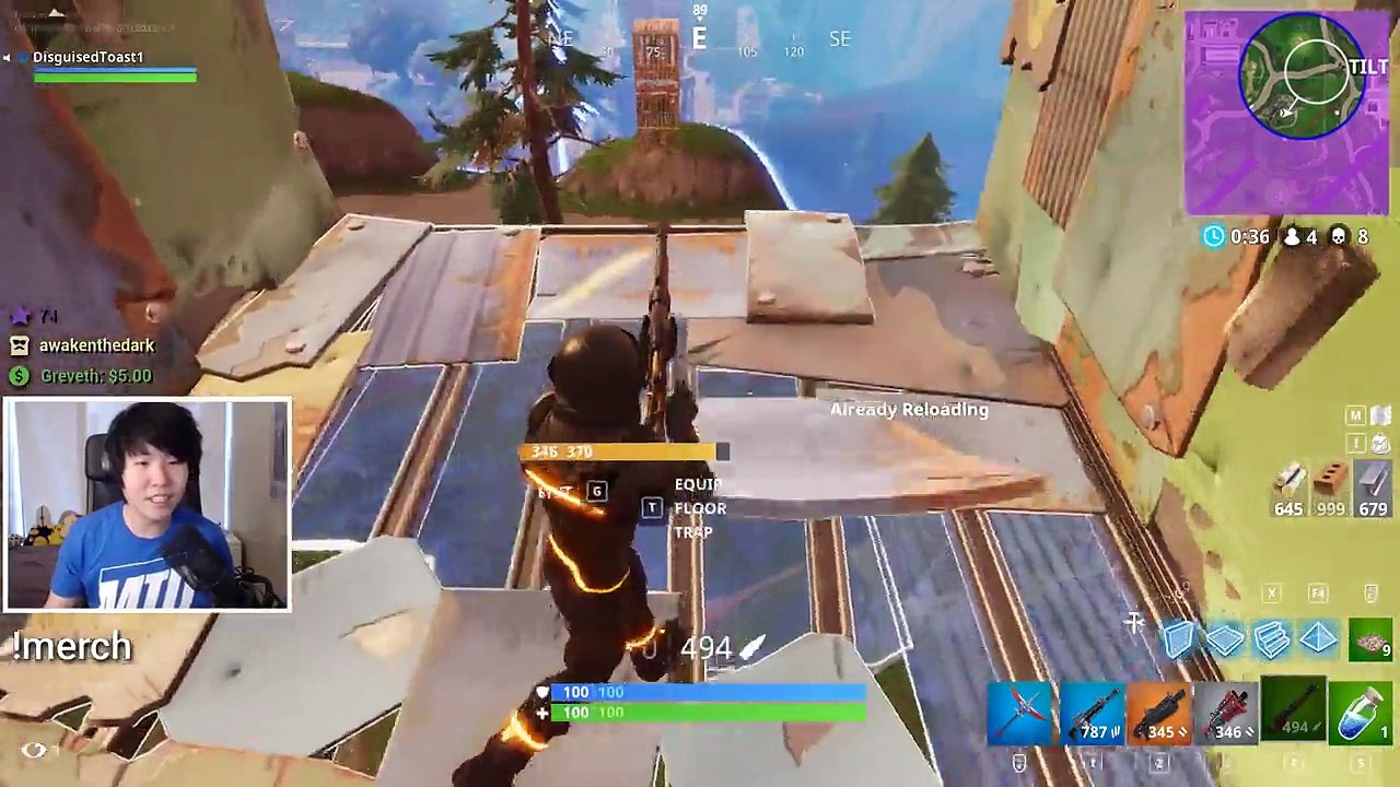 Fortnite : Il dit des gros mots après un frag !