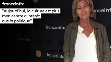 Claire Chazal : "Aujourd'hui, la culture est plus mon centre d'intérêt que la politique"