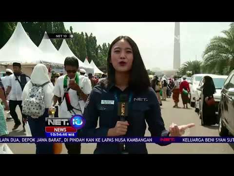 Live Report, Ribuan Massa Aksi Bela Palestina Padati Kawasan Monas - NET 10