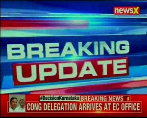 Delegation of Congress leaders arrive at EC office; targets BJP over sting video