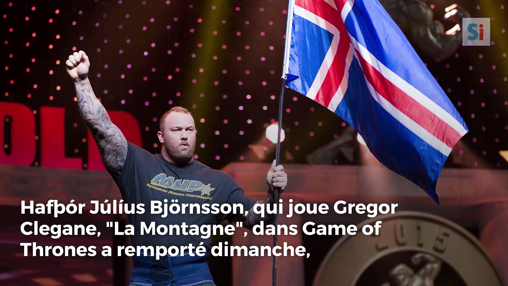 Thor Björnsson de Game of Thrones est l'homme le plus fort du monde - Vidéo  Dailymotion