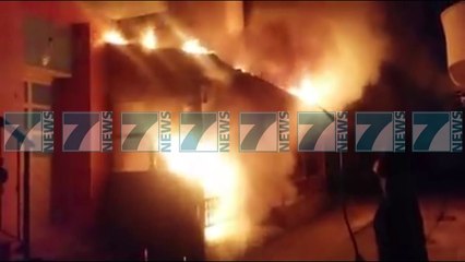 NDERTESA PERFSHIHET NGA ZJARRI NE VLORE - News, Lajme - Kanali 14