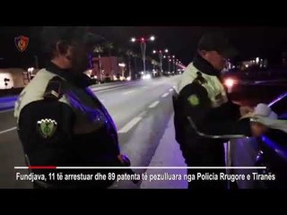 Kontrollet e policise ne fundjave, vendosen  898 masa adminsitrative